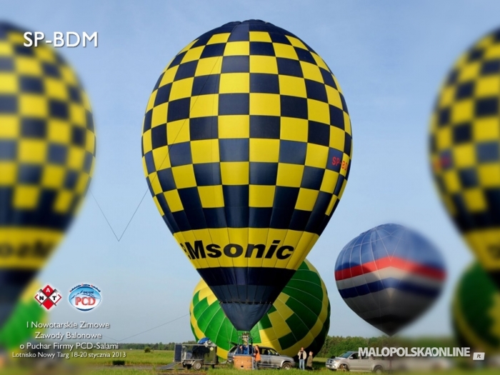 W ten weekend rozegrane zostaną I Nowotarskie Zimowe Zawody Balonowe o Puchar firmy PCD-Salami. Zobacz balony, które wezmą udział w zawodach 