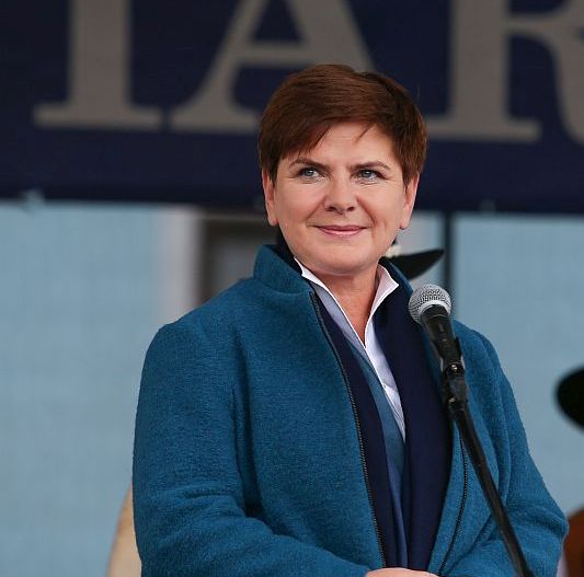 Wizyta Premier Beaty Szydło w Sankturium Świętego Jana Pawła II