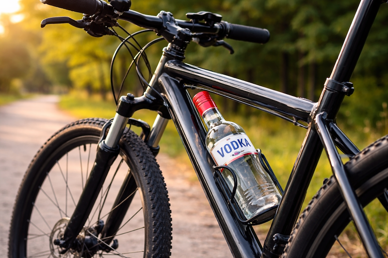 Prawie 3 promile alkoholu u rowerzysty