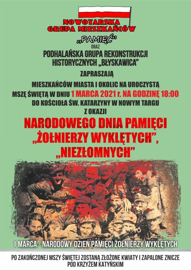 Nowotarskie obchody Narodowego Dnia Pamięci Żołnierzy Niezłomnych