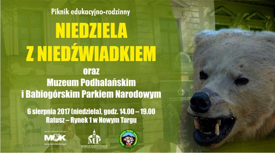 Niedziela z niedźwiadkiem – piknik rodzinny w muzeum
