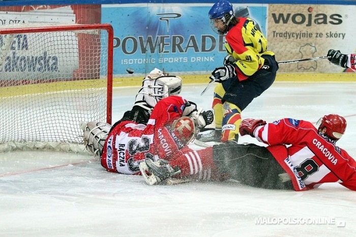 Hokej. Comarch Cracovia przegrała z Ciarko Sanok