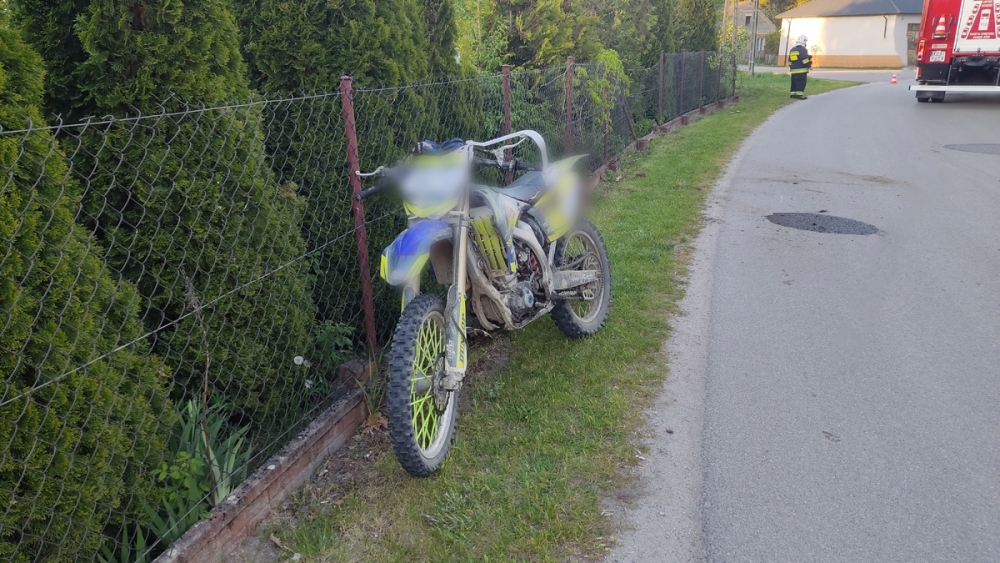 Groźne zdarzenia z udziałem motocykla i quada. Policja apeluje o ostrożność