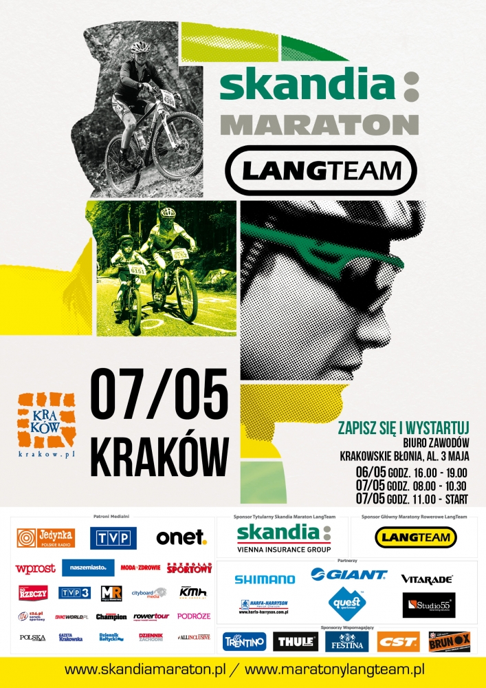Druga edycja Skandia Maraton Lang Team 2016 w Krakowie już niebawem
