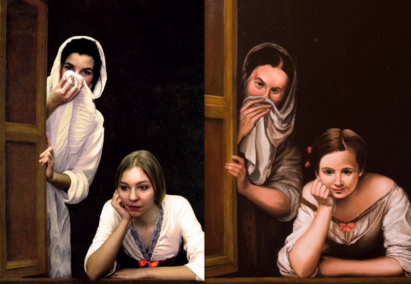 Żywa galeria obrazów w wykonaniu uczniów z liceum w Jabłonce (zdjęcia)