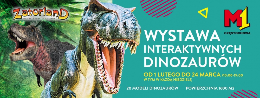 Zatorland wystawa dinozaurów!