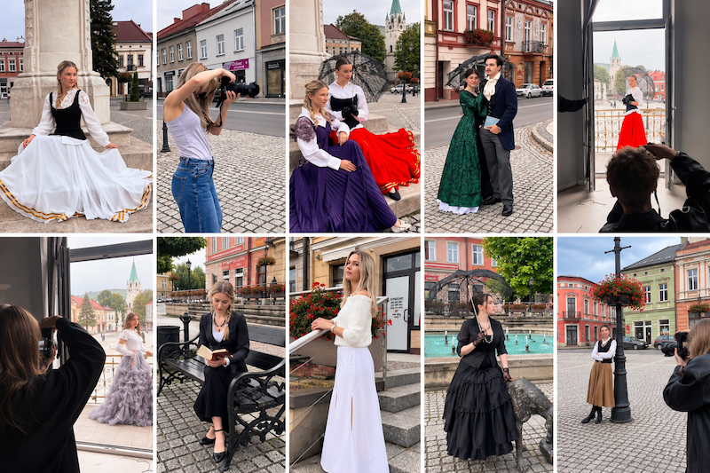 Uczniowie technikum ożywili historię miasta niezwykłą sesją zdjęciową (zdjęcia)