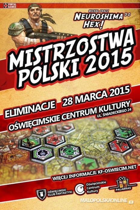 Turniej gry planszowej Neuroshima Hex - eliminacje do Mistrzostw Polski 2015