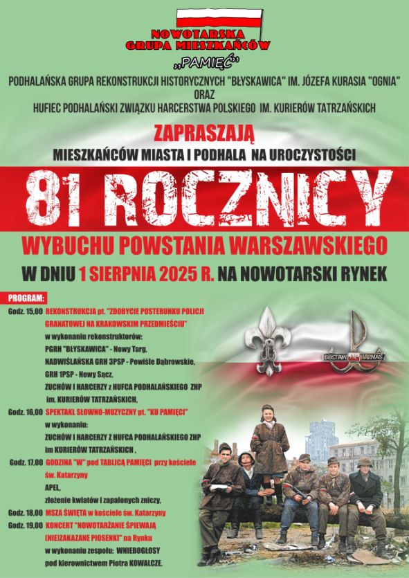 81. rocznica Powstania Warszawskiego