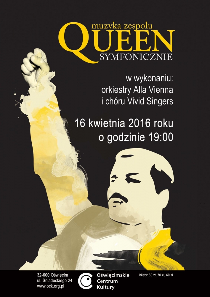 Muzyka zespołu QUEEN symfonicznie - koncert w wykonaniu orkiestry Alla Vienna i chóru Vivid Singers