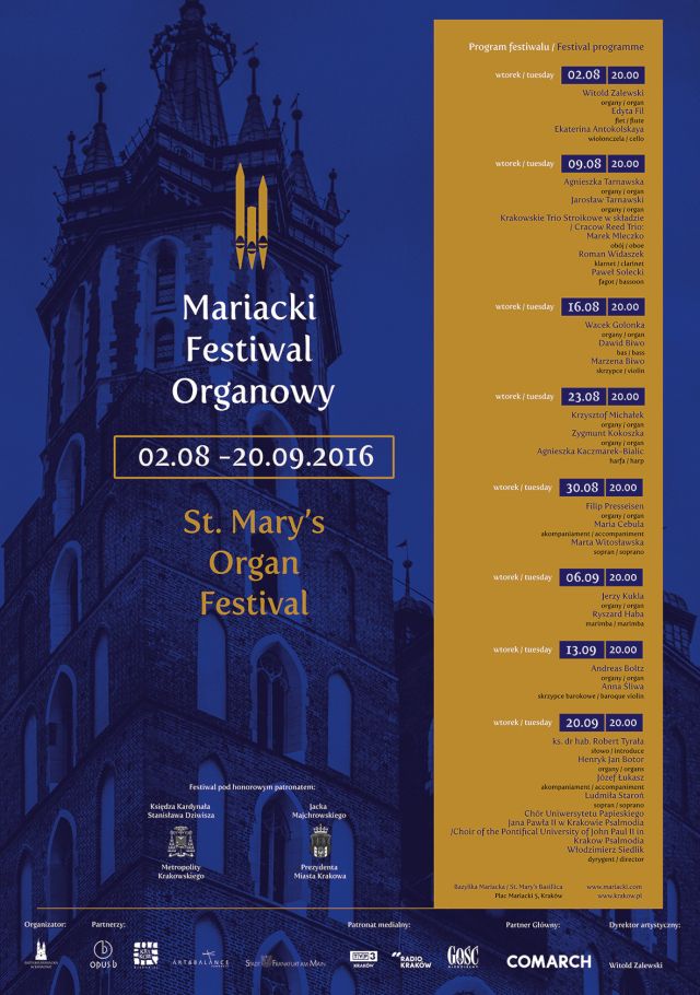 Mariacki Festiwal Organowy 2016