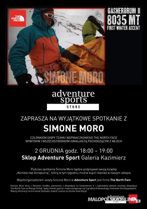 Spotkanie z Simone Moro w Adventure Sports