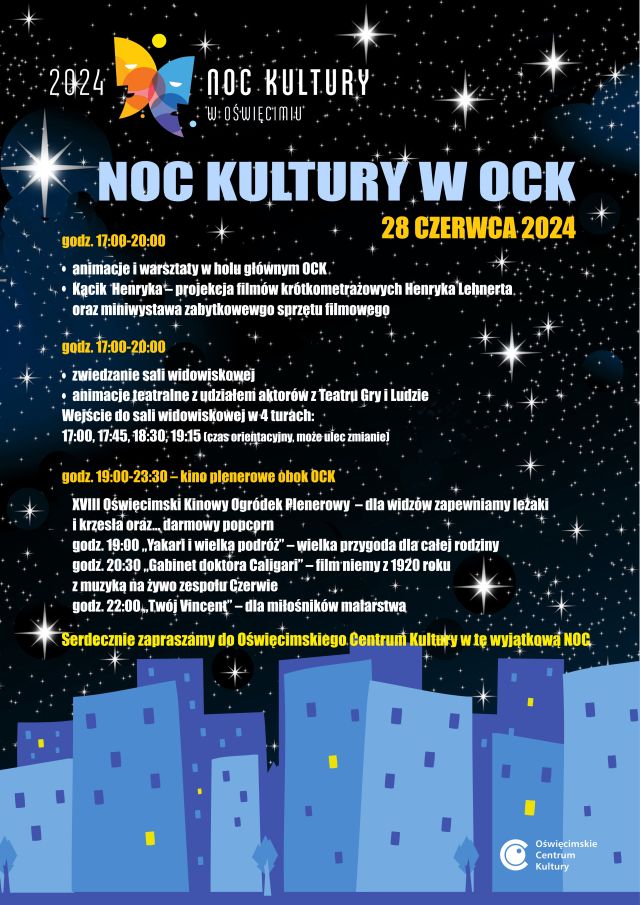 Noc Kultury w Oświęcimskim Centrum Kultury