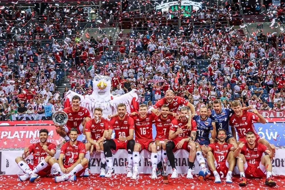 Radość po wygranej naszej reprezentacji w 2022 r. 