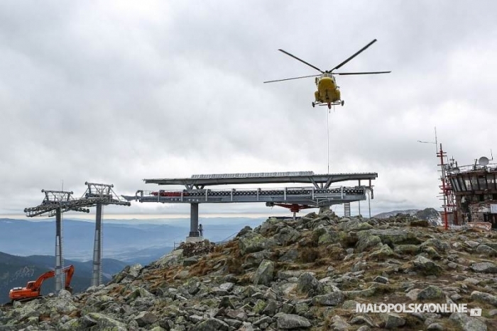 Tatry słowackie: Trwa budowa nowych kolei na Chopoku (zdjęcia)