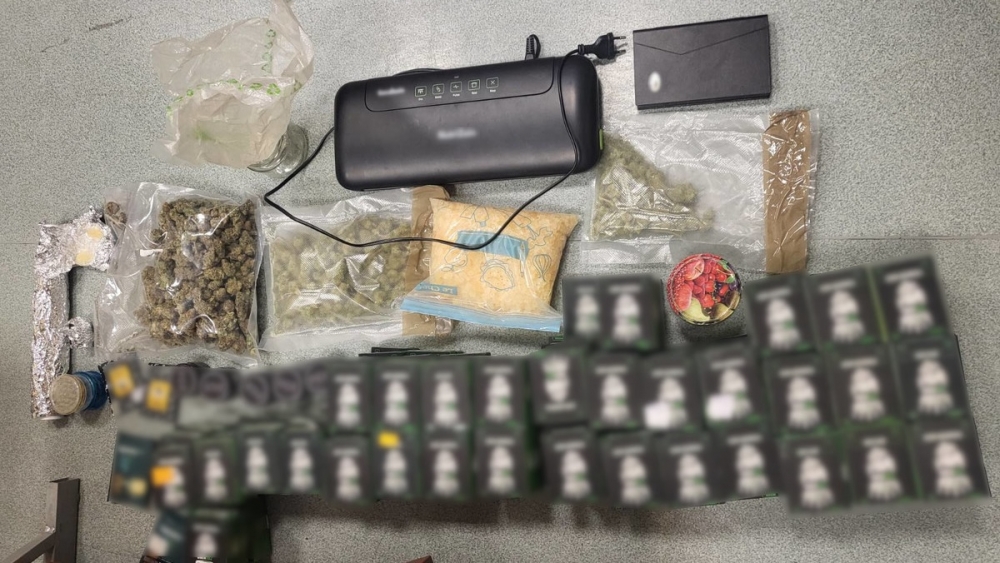 Narkotyki ukryte w piwnicy