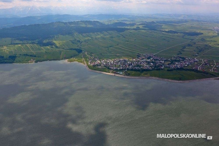 Panorama z pokładu samolotu. Przelot z Nowego Targu do Szczawnicy (zdjęcia)