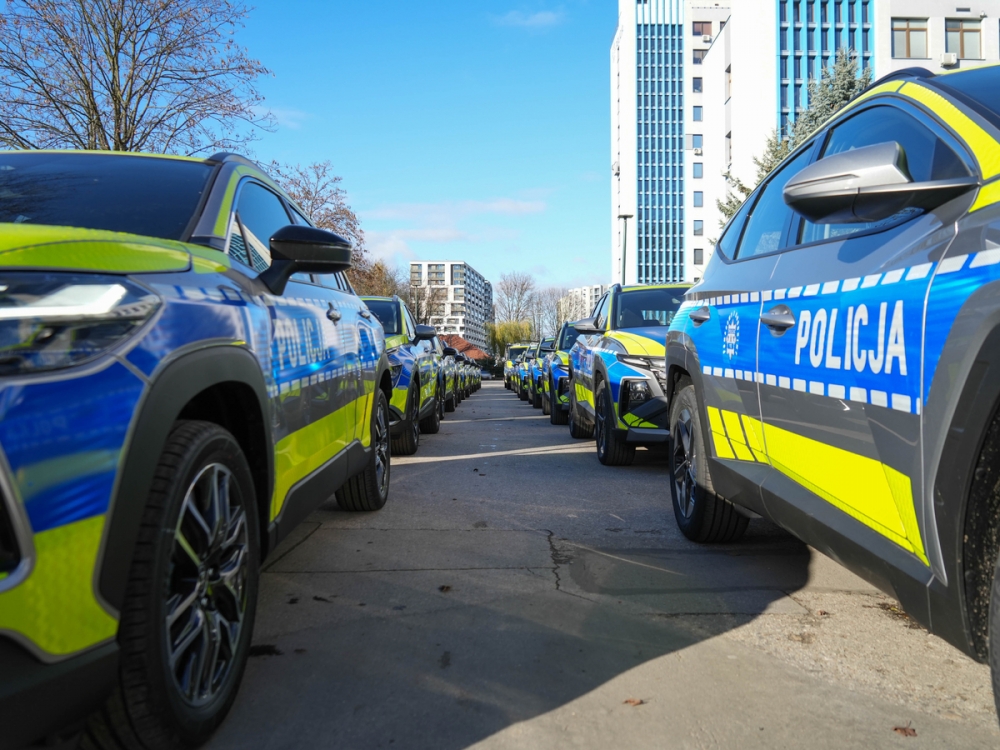 167 nowych radiowozów zasili flotę małopolskiej Policji