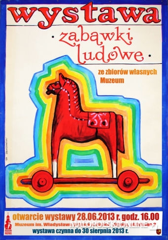 Wystawa w Starym kościółku w Rabce - Zdroju "Zabawki ludowe ze zbiorów własnych Muzeum"