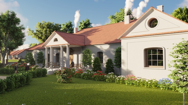 Wyjątkowy spacer po ogrodzie i dworskim parku