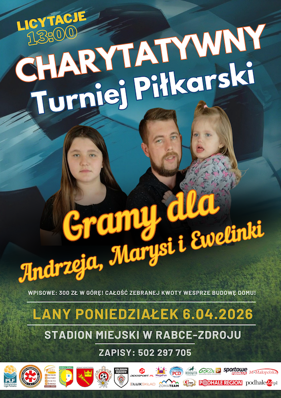 Zagrają dla Andrzeja, Marysi i Ewelinki. Mobilizacja przed charytatywnym turniejem