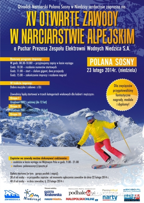 XV Otwarte Zawody o Puchar Prezesa ZEW Niedzica S.A. 