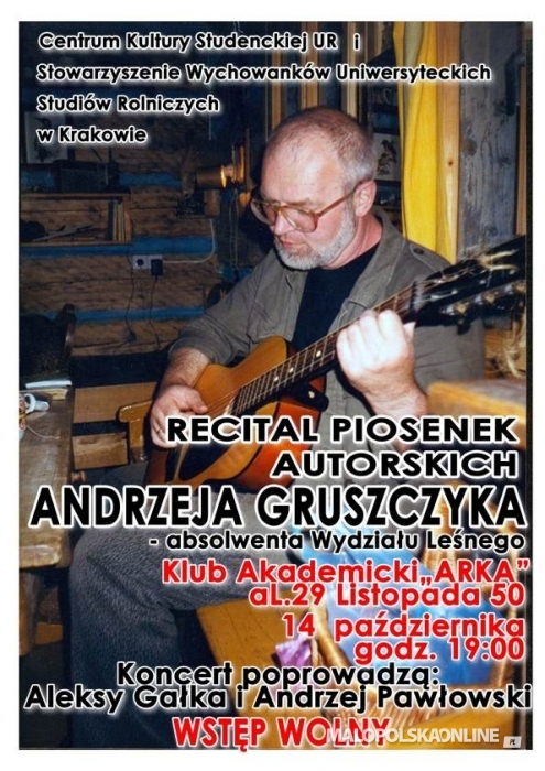 Recital Andrzeja Gruszczyka
