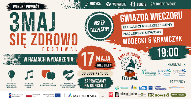 Festiwal „3MAJ SIĘ ZDROWO!” – muzyka, edukacja i wspólnota