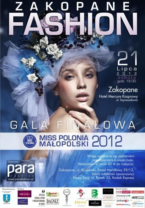 Zakopane: wojewódzki finał Miss Polonia 2012