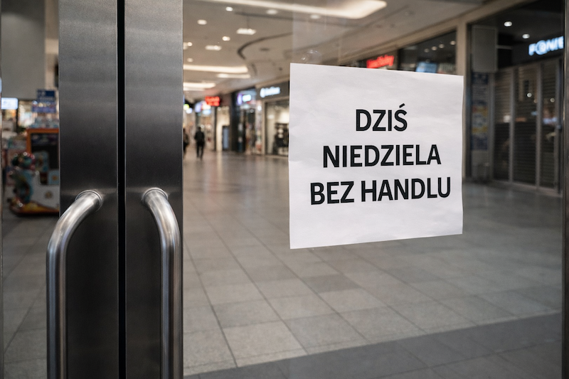8 lat zakazu handlu w niedziele