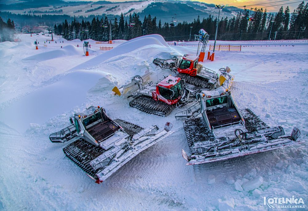 W Białce każdej mroźnej doby 145 armat produkuje 150 tysięcy m3 śniegu!