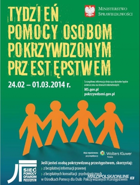 Tydzień Pomocy Osobom Pokrzywdzonym Przestępstwem i Ofiarom Przestępstw 24 lutego – 1 marca 