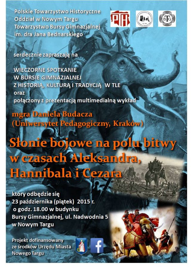 Słonie bojowe na polu bitwy w czasach Aleksandra, Hannibala i Cezara