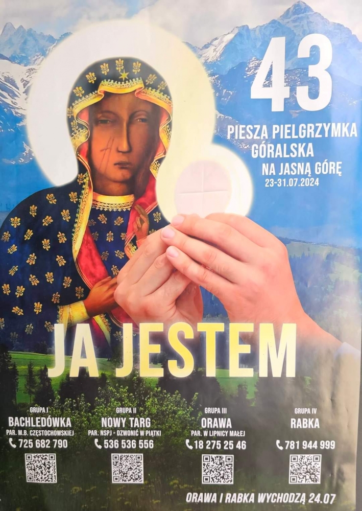 43 Piesza Pielgrzymka Góralska na Jasną Górę