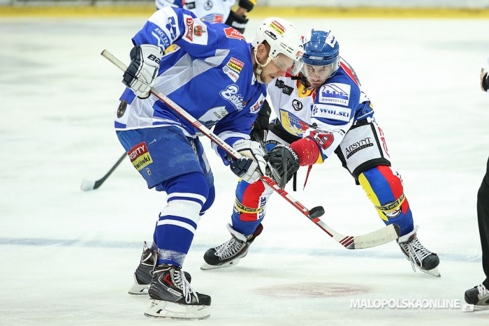Hokej. MMKS Podhale Nowy Targ pokonało Unię Oświęcim 2:1 (zdjęcia)