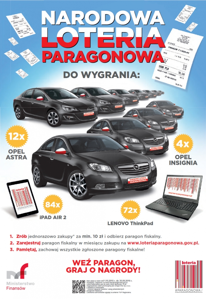 Weź udział w Narodowej Loterii Paragonowej