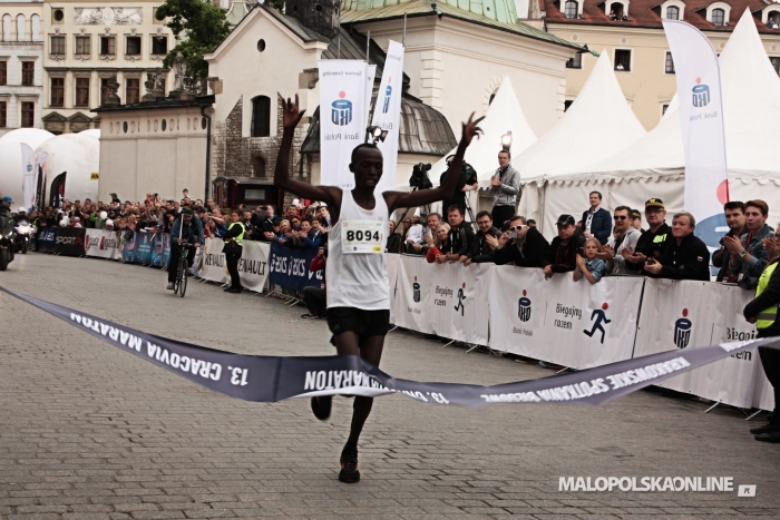 Edwin Kirui - zwyciężył w 13. Cracovia Maraton (zdjęcia)