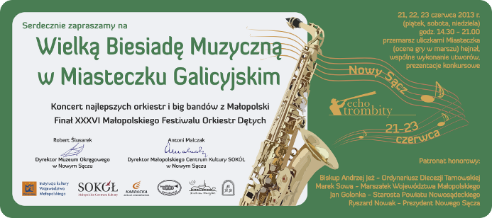 XXXVI Małopolski Festiwal Orkiestr Dętych ECHO TROMBITY