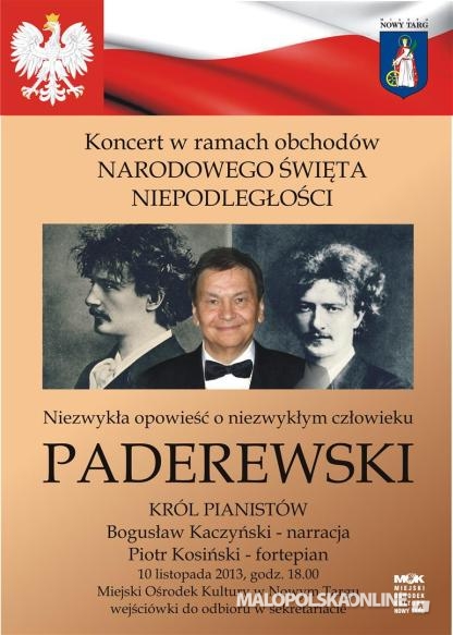 Niezwykła opowieść o niezwykłym człowieku - Paderewski Król Pianistów