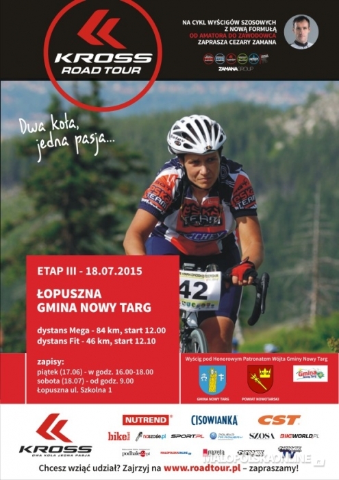 Rowerowy maraton w Łopusznej koło Nowego Targu