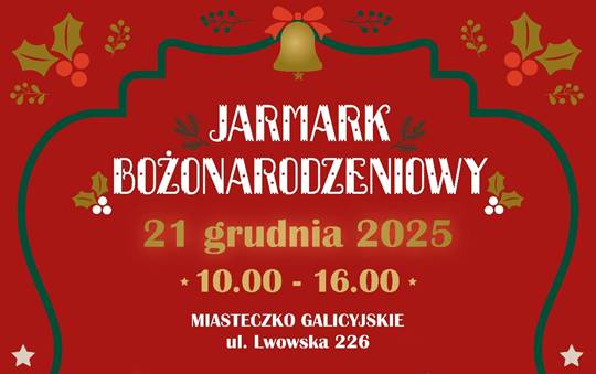 Świąteczna atmosfera w Miasteczku Galicyjskim. Jarmark Bożonarodzeniowy już w niedzielę