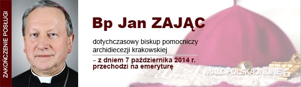 Bp Jan Zając przechodzi na emeryturę