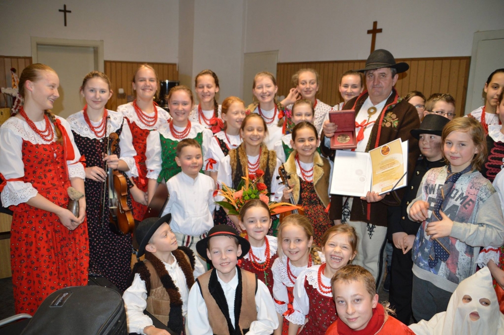 Medal Pamiątkowy Podhala dla zespołu regionalnego z Lipnicy Wielkiej