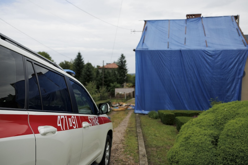 Ponad 200 interwencji strażaków, największe zniszczenia w powiecie myślenickim (zdjęcia)