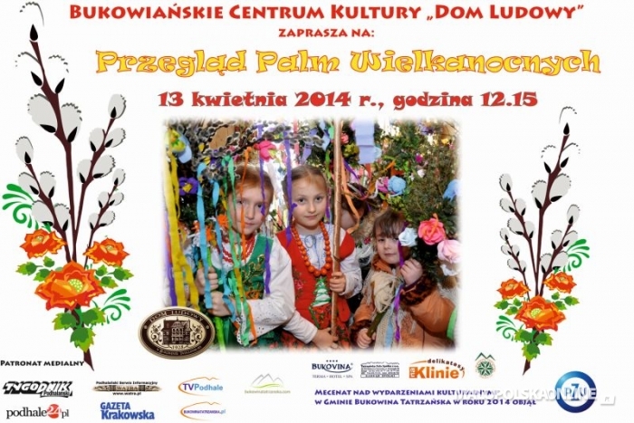 Przegląd Palm Wielkanocnych w Bukowinie Tatrzańskiej