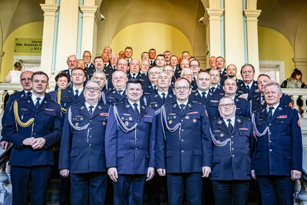 Rozmawiali o wsparciu Ochotniczych Straży Pożarnych