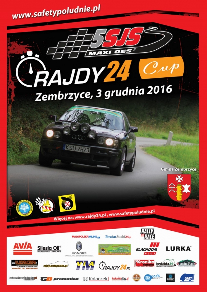 Sporty motorowe w Zembrzycach - już w sobotę rajd samochodowy!