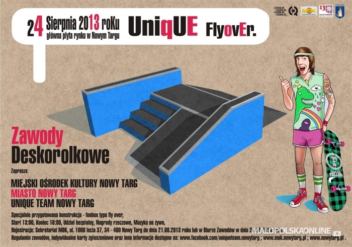 Zawody deskorolkowe „Unique Fly Over” na XIII Jarmarku Podhalańskim