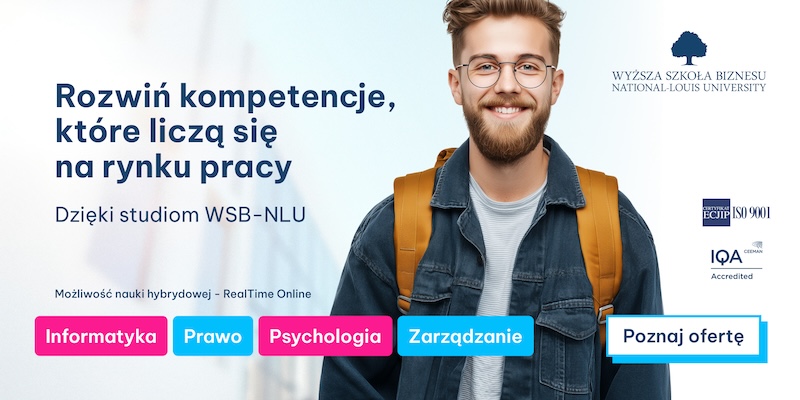 Dołącz do WSB-NLU – rekrutacja na semestr letni już trwa! Jakie kierunki są dostępne? <em>(art. sponsorowany)</em>