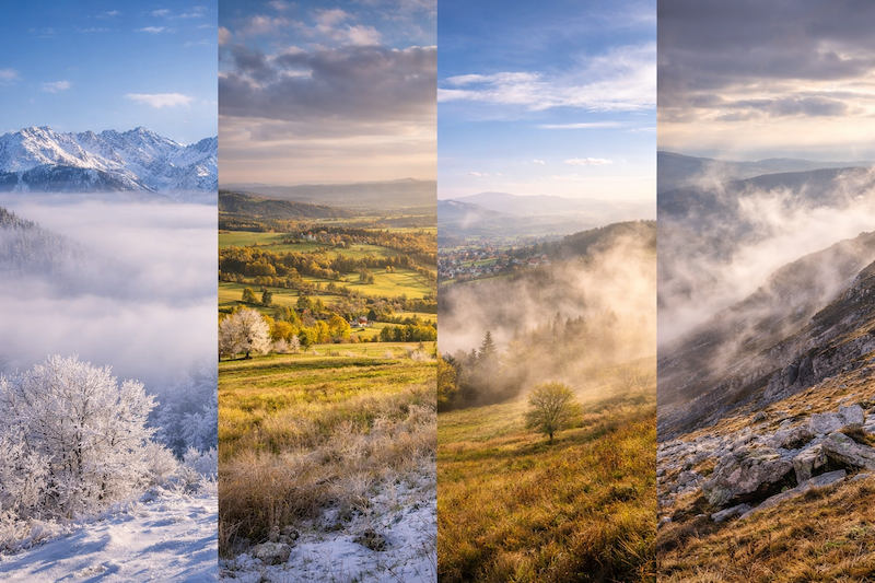 Od mroźnych poranków po niemal wiosenne temperatury